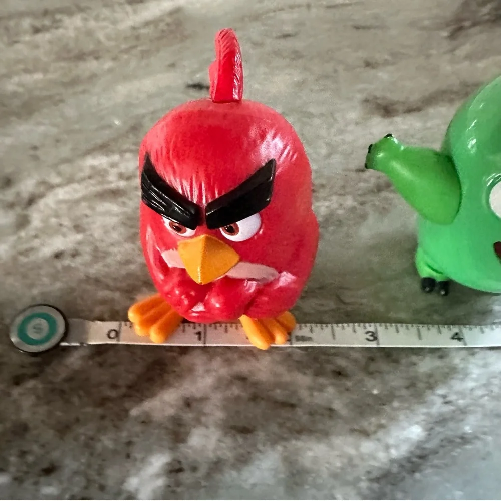 Angry Birds Red Bird & Bad Piggy Cake Topper Set